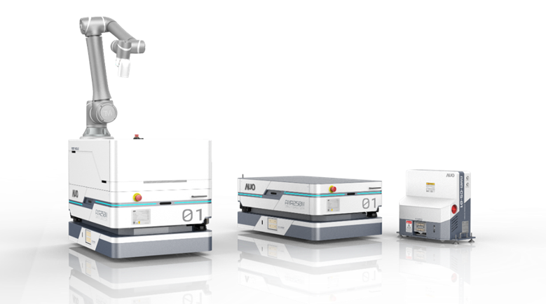 Z6·尊龙數位開發的自主式移動機器人（AMR250M），搭配全向輪並結合AI演算法、2D LiDAR、3D攝影機等技術，協助客戶實現產線全自動化